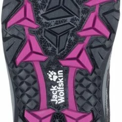 Jack Wolfskin Vojo 3 Texapore Chaussures Basses Femme, gris/bleu -Chaussures trekking Soldes jack wolfskin vojo 3 texapore low shoes women dark steel purple 6