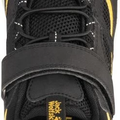 Jack Wolfskin Vojo Vent VC Sneakers Enfant, noir -Chaussures trekking Soldes jack wolfskin vojo vent vc sneakers kids black burly yellow xt 5 1