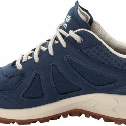 Jack Wolfskin Woodland 2 Texapore Chaussures basses Femme, gris 11 Jack Wolfskin Woodland 2 Texapore Chaussures basses Femme, gris -Chaussures trekking Soldes jack wolfskin woodland 2 texapore low shoes women dark blue beige 4 1