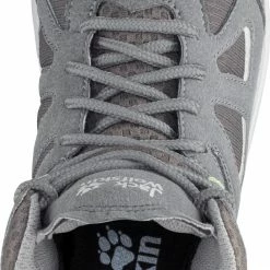 Jack Wolfskin Woodland 2 Texapore Chaussures mi-hautes Femme, gris -Chaussures trekking Soldes jack wolfskin woodland 2 texapore mid shoes women dark grey light green 5