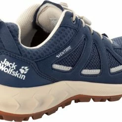 Jack Wolfskin Woodland 2 Vent Chaussures basses Femme, bleu 10 Jack Wolfskin Woodland 2 Vent Chaussures basses Femme, bleu -Chaussures trekking Soldes jack wolfskin woodland 2 vent low shoes women dark blue beige 3 1