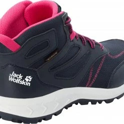 Jack Wolfskin Woodland Texapore Chaussures mi-hautes Enfant, gris 10 Jack Wolfskin Woodland Texapore Chaussures mi-hautes Enfant, gris -Chaussures trekking Soldes jack wolfskin woodland texapore mid shoes kids night blue pink 3