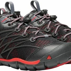 Keen Chandler CNX Chaussures Adolescents, gris/rouge -Chaussures trekking Soldes keen chandler cnx shoes youth raven fiery red 4
