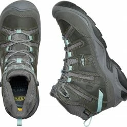 Keen Circadia Mid WP Chaussures Femme, noir/gris -Chaussures trekking Soldes keen circadia mid wp shoes women steel grey cloud blue 4 1