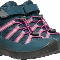 Keen Hikeport 2 Sport Mid WP Chaussures Adolescents, Bleu pétrole -Chaussures trekking Soldes keen hikeport 2 sport mid wp shoes youth blue wing teal fruit dove 3