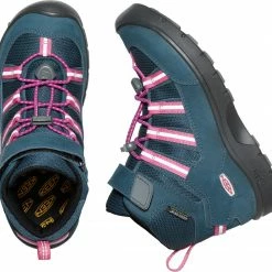 Keen Hikeport 2 Sport Mid WP Chaussures Adolescents, Bleu pétrole -Chaussures trekking Soldes keen hikeport 2 sport mid wp shoes youth blue wing teal fruit dove 4