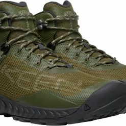 Keen NXIS EVO Mid WP Chaussures Homme, olive -Chaussures trekking Soldes keen nxis evo mid wp shoes men forest night dark olive 3