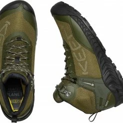 Keen NXIS EVO Mid WP Chaussures Homme, olive -Chaussures trekking Soldes keen nxis evo mid wp shoes men forest night dark olive 4