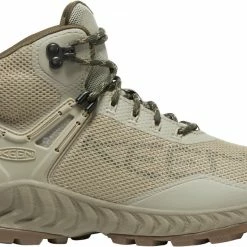 Keen NXIS EVO Mid WP Chaussures Femme, beige -Chaussures trekking Soldes keen nxis evo mid wp shoes women plaza taupe brindle 2 1