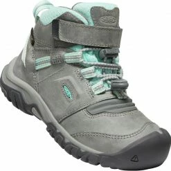 Keen Ridge Flex Mid WP Chaussures Enfant, gris