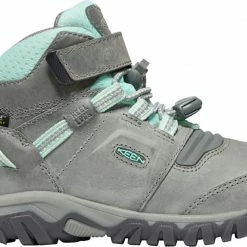 Keen Ridge Flex Mid WP Chaussures Enfant, marron -Chaussures trekking Soldes keen ridge flex mid wp shoes kids grey blue tint 2 2