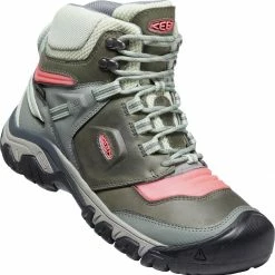 Keen Ridge Flex Mid WP Chaussures Femme, gris