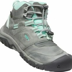 Keen Ridge Flex Mid WP Chaussures Adolescents, gris