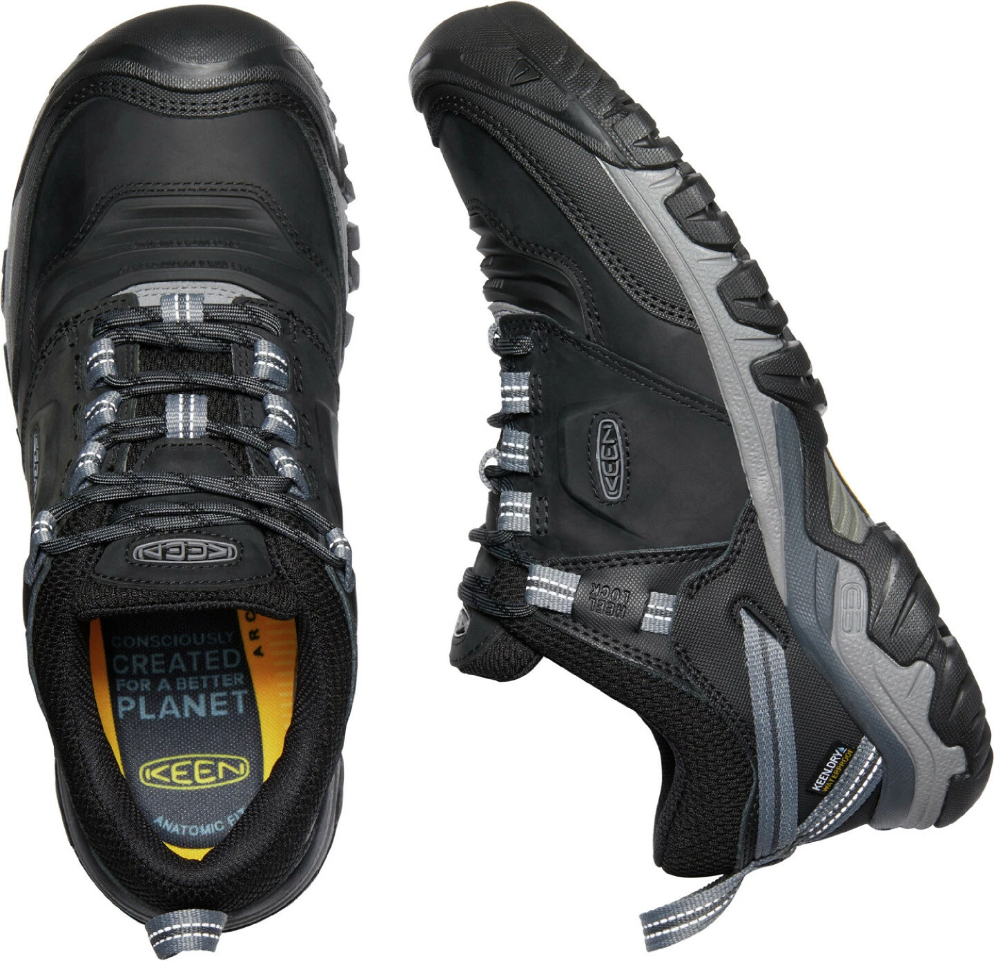 Keen Ridge Flex WP Chaussures Homme, noir/gris 6 Keen Ridge Flex WP Chaussures Homme, noir/gris – Image 4