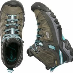 Keen Targhee III Mid WP Chaussures Femme, marron -Chaussures trekking Soldes keen targhee iii mid wp kengaet naiset alcatraz blue turquoise 5 1