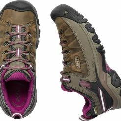 Keen Targhee III WP Chaussures Femme, gris -Chaussures trekking Soldes keen targhee iii wp shoes women ruskea 5 1