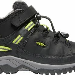 Keen Targhee Mid WP Chaussures Enfant, noir -Chaussures trekking Soldes keen targhee mid wp shoes kids black steel grey 2 1