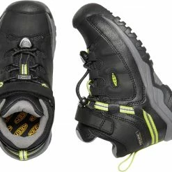 Keen Targhee Mid WP Chaussures Enfant, noir -Chaussures trekking Soldes keen targhee mid wp shoes kids black steel grey 4 1