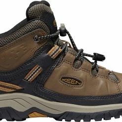 Keen Targhee Mid WP Chaussures Adolescents, gris -Chaussures trekking Soldes keen targhee wp mid kengaet lapset dark earth golden brown 2 3