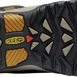 Keen Targhee Mid WP Chaussures Adolescents, gris -Chaussures trekking Soldes keen targhee wp mid kengaet lapset dark earth golden brown 3 3