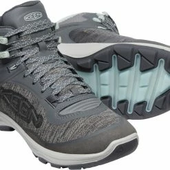 Keen Terradora Flex Mid WP Chaussures Femme, bleu -Chaussures trekking Soldes keen terradora flex mid wp shoes women magnet cloud blue 5