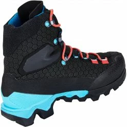 La Sportiva Aequilibrium ST GTX Chaussures Femme, noir/turquoise -Chaussures trekking Soldes la sportiva aequilibrium st gtx shoes women black hibiscus 3