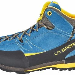 La Sportiva Boulder X Mid Chaussures Homme, bleu/gris -Chaussures trekking Soldes la sportiva boulder x mid kengaet miehet blue yellow 6 1