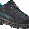 La Sportiva Spire GTX Chaussures Femme, noir/bleu -Chaussures trekking Soldes la sportiva spire gtx shoes women black topaz 1