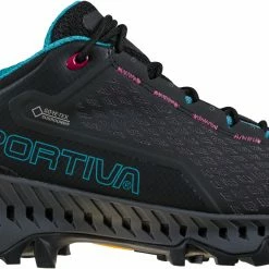 La Sportiva Spire GTX Chaussures Femme, noir/bleu -Chaussures trekking Soldes la sportiva spire gtx shoes women black topaz 3