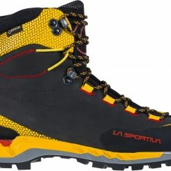 La Sportiva Trango Tech Leather GTX Chaussures Homme, noir/jaune -Chaussures trekking Soldes la sportiva trango tech leather gtx shoes men black yellow 3