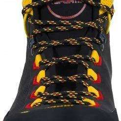 La Sportiva Trango Tech Leather GTX Chaussures Homme, noir/jaune -Chaussures trekking Soldes la sportiva trango tech leather gtx shoes men black yellow 4