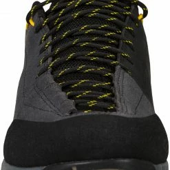 La Sportiva TX Guide Chaussures en cuir Homme, gris/jaune -Chaussures trekking Soldes la sportiva tx guide leather shoes men carbon yellow 4