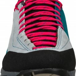 La Sportiva TX Guide Chaussures en cuir Femme, gris/turquoise -Chaussures trekking Soldes la sportiva tx guide leather shoes women cloud love potion 4