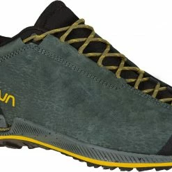 La Sportiva TX2 Evo Leather Chaussures Homme, Bleu pétrole/jaune