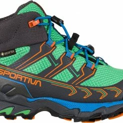 La Sportiva Ultra Raptor II Mid GTX Chaussures Enfant, vert/noir -Chaussures trekking Soldes la sportiva ultra raptor ii mid gtx shoes kids carbon flame 4