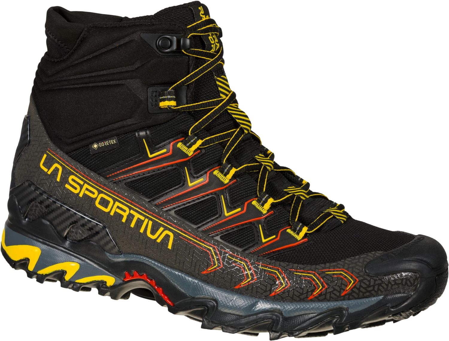 La Sportiva Ultra Raptor II Mid GTX Chaussures Homme, noir/jaune 3 La Sportiva Ultra Raptor II Mid GTX Chaussures Homme, noir/jaune