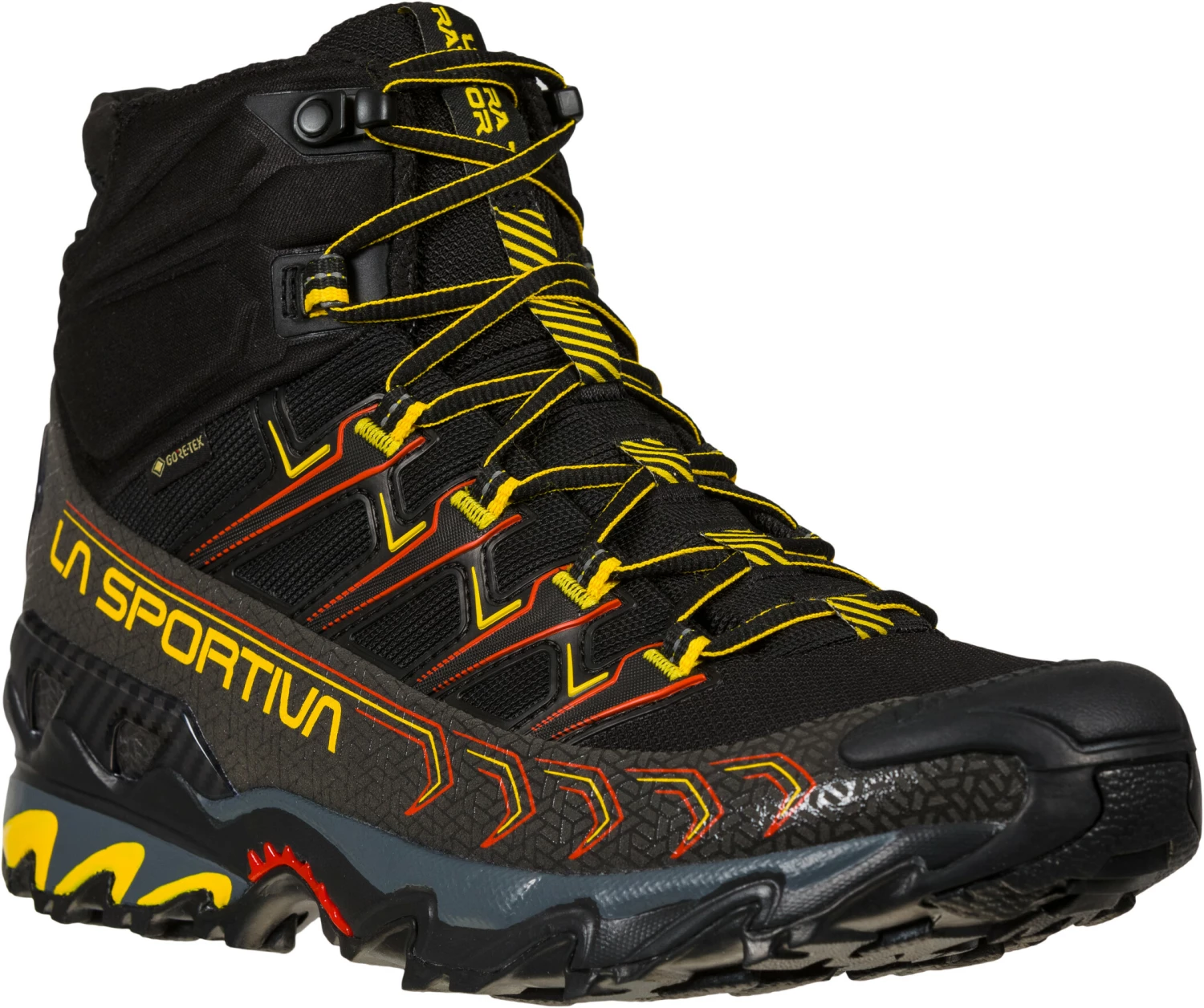La Sportiva Ultra Raptor II Mid GTX Chaussures Homme, noir/jaune 4 La Sportiva Ultra Raptor II Mid GTX Chaussures Homme, noir/jaune – Image 2
