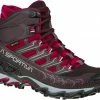 La Sportiva Ultra Raptor II Mid GTX Chaussures Femme, noir/turquoise -Chaussures trekking Soldes la sportiva ultra raptor ii mid gtx shoes women carbon red plum 1 1