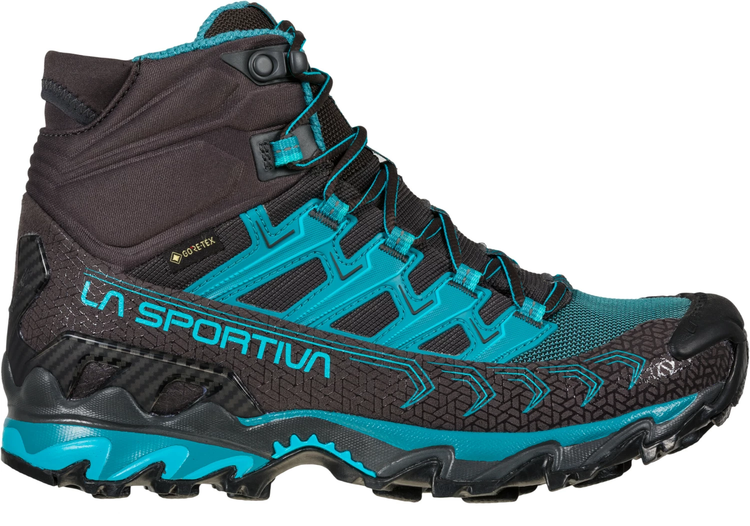 La Sportiva Ultra Raptor II Mid Wide GTX Chaussures Femme, gris/turquoise 5 La Sportiva Ultra Raptor II Mid Wide GTX Chaussures Femme, gris/turquoise – Image 3