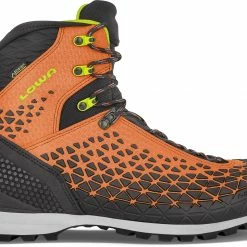 Lowa Alpine SL GTX Chaussures de randonnée à tige haute Homme, orange/noir