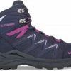 Lowa Innox Pro GTX Chaussures Mi-Hautes Enfant, bleu -Chaussures trekking Soldes lowa innox pro gtx mid shoes kids navy berry 1 2