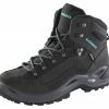 Lowa Renegade GTX Chaussures Mi-Hautes Femme, Bleu pétrole/gris -Chaussures trekking Soldes lowa renegade gtx kengaet naiset anthracite turquoise 1 5