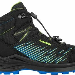 Lowa Zirrox GTX Chaussures mi-hautes Enfant, noir/vert