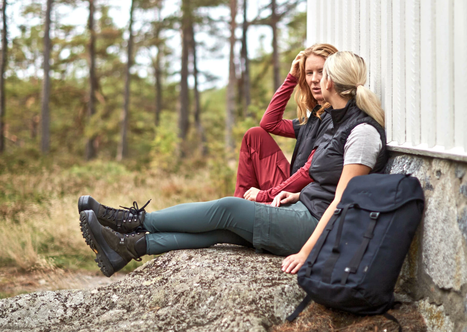 Lundhags Vandra II Bottes mi-hautes, marron/noir 4 Lundhags Vandra II Bottes mi-hautes, marron/noir – Image 2