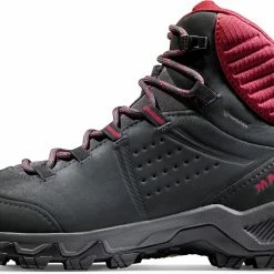 Mammut Nova IV Mid GTX Chaussures Femme, noir/rouge