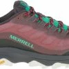 Merrell Moab Speed Chaussures Femme, rouge/vert -Chaussures trekking Soldes merrell moab speed shoes women burlwood 1