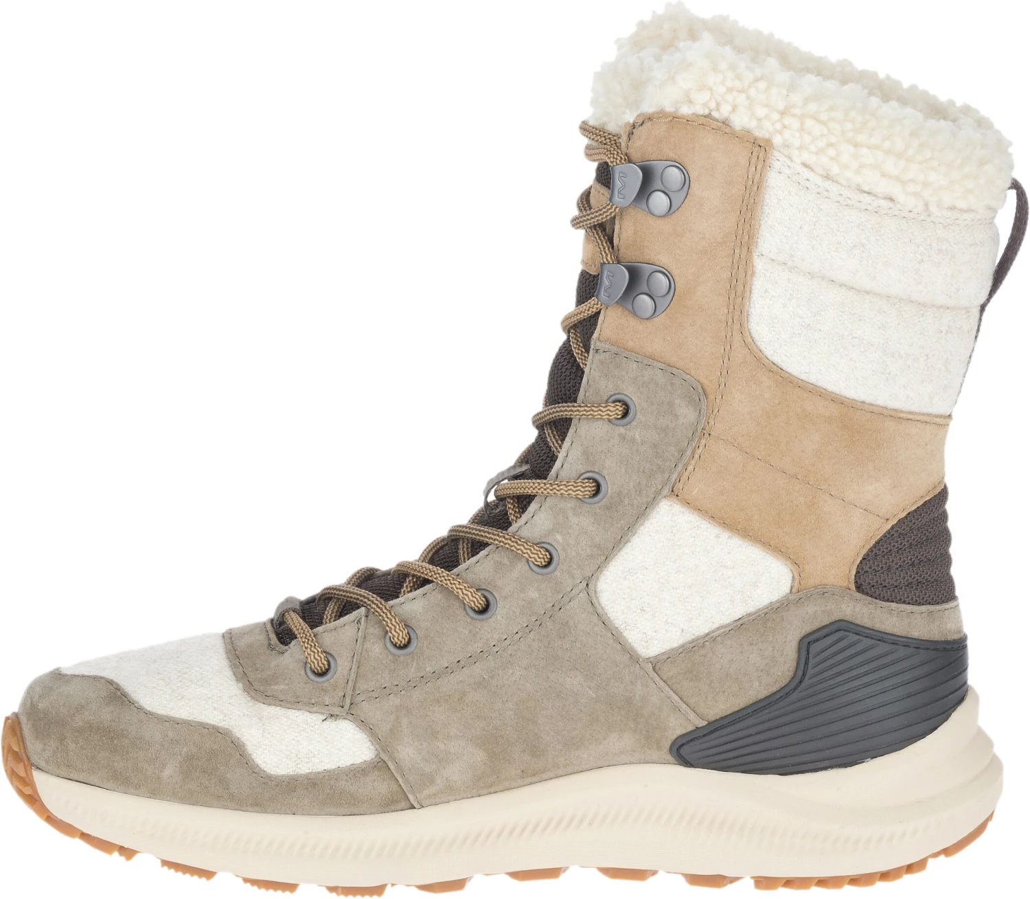 Merrell Ontario Tall Polar WP Chaussures Femme, olive/beige 4 Merrell Ontario Tall Polar WP Chaussures Femme, olive/beige – Image 2