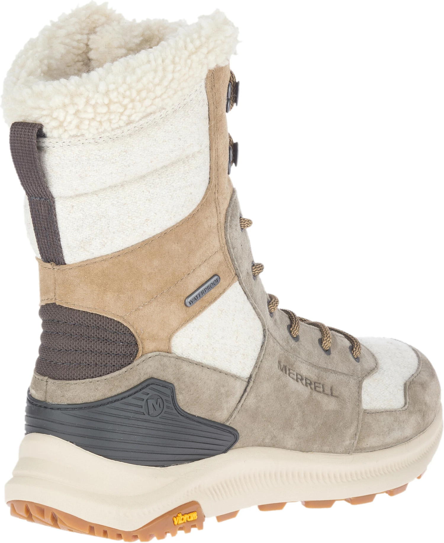 Merrell Ontario Tall Polar WP Chaussures Femme, olive/beige 5 Merrell Ontario Tall Polar WP Chaussures Femme, olive/beige – Image 3