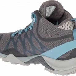 Merrell Siren 3 GTX Chaussures Mi-Hautes Femme, bleu -Chaussures trekking Soldes merrell siren 3 gtx mid shoes women blue smoke 5 1