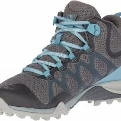Merrell Siren 3 GTX Chaussures Mi-Hautes Femme, noir -Chaussures trekking Soldes merrell siren 3 gtx mid shoes women blue smoke 6